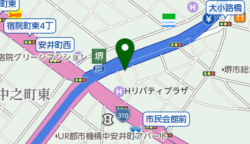 大阪堺ペットセレモニーの地図画像