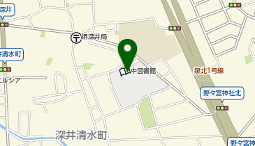 堺市教育文化センターソフィア・堺 中文化会館の地図画像