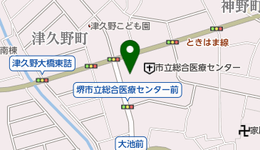 堺市消防局 救急ワークステーションの地図画像