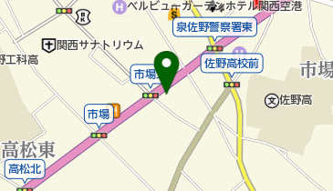 ゴルフパートナー大阪外環泉佐野店の地図画像