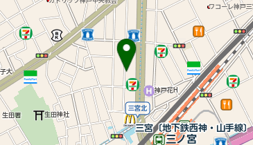 株式会社ヤマハミュージックリテイリング神戸店の地図画像