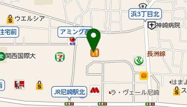 ナイスネイル尼崎店の地図画像