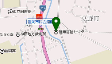 豊岡市更生保護サポートセンターの地図画像