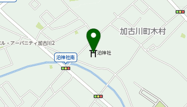 米田天神社の地図画像