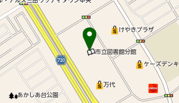 三田市役所 市民生活部 ウッディタウン市民センターの地図画像