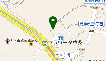 三田市役所 市民生活部 フラワータウン市民センターの地図画像