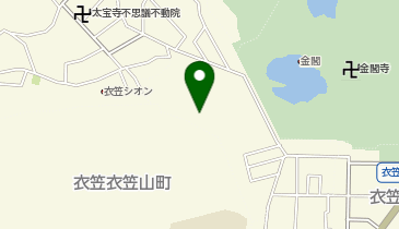立命館大学衣笠キャンパス 学生関係 衣笠セミナーハウスの地図画像