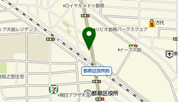 都島ナースペットケアセンターの地図画像