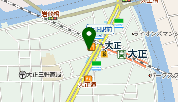 フタバクリーニング大正店の地図画像