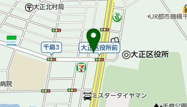 髪切本舗大正区役所前店の地図画像