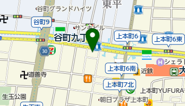 花ことば天王寺訪問介護の地図画像