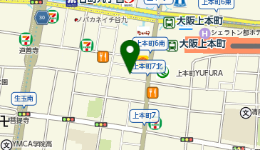 KOHYO上本町店の地図画像