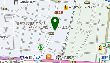 ピザハット玉造店の地図画像