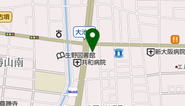 大池会館の地図画像