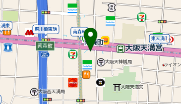 KOHYO南森町店の地図画像