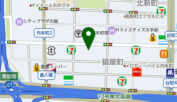 KOHYO内本町店の地図画像