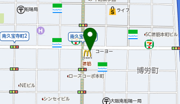 KOHYO南船場店の地図画像