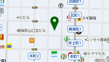 ピコシステム株式会社大阪営業所の地図画像