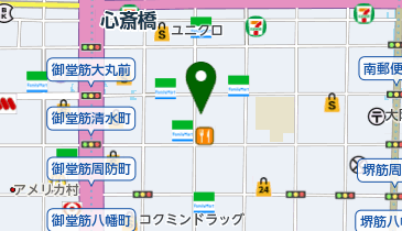 紳士服ネゴロの地図画像
