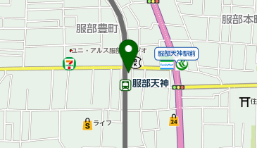 豊中渡辺クリニックの地図画像