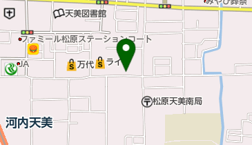 天美オアシス整骨院の地図画像