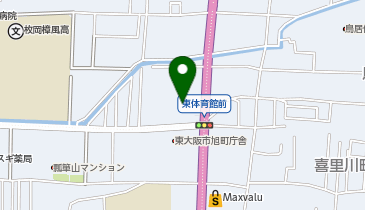 東大阪市立 東体育館の地図画像