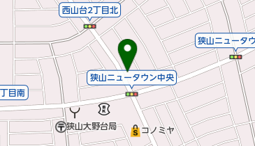 ウキウキあーる大阪狭山西山台教室の地図画像