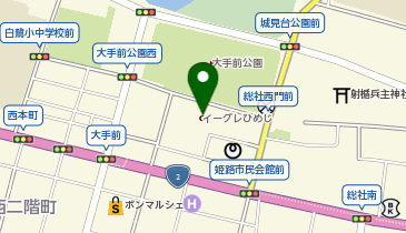 姫路市役所 市民局 男女共同参画推進課・男女共同参画推進センターの地図画像