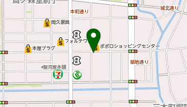 保護ネコカフェはっぴーわんだふるの地図画像