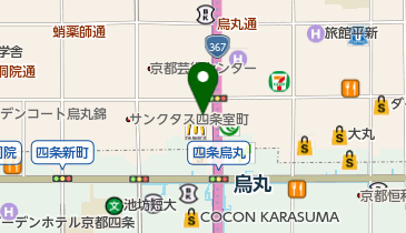 保険相談ショップ保険ほっとライン四条烏丸店の地図画像