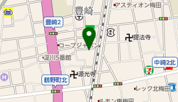 株式会社アンプリー大阪オフィスの地図画像
