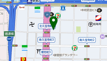 マクラーレン大阪の地図画像