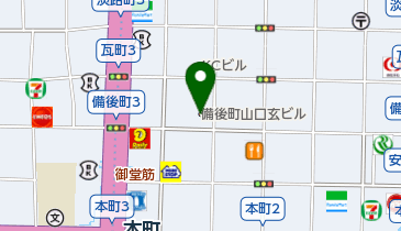 セプト株式会社の地図画像