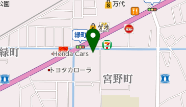はなひさ高槻店の地図画像