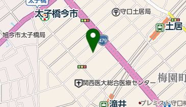 守口市立 西部コミュニティセンターの地図画像