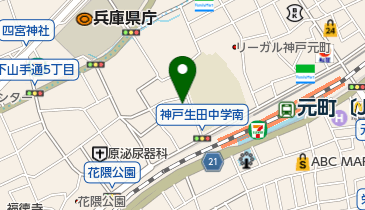 心理相談室風花の地図画像