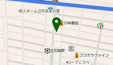 立花カイロプラクティックの地図画像