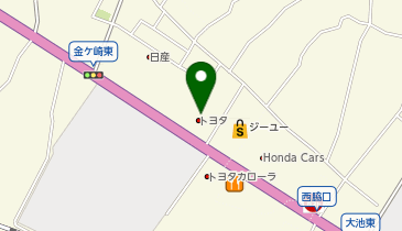 兵庫トヨタ自動車株式会社大久保店の地図画像