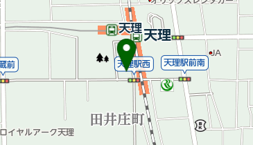 賃貸館天理店の地図画像