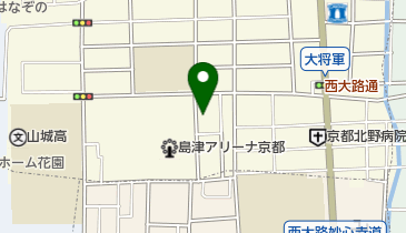 京都府庁 文化スポーツ部 府立体育館の地図画像