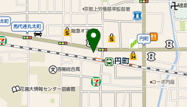 トヨタカローラ京都株式会社 円町店の地図画像