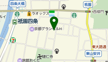 祇園Calfの地図画像