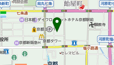 花魁体験STUDIOあられの地図画像