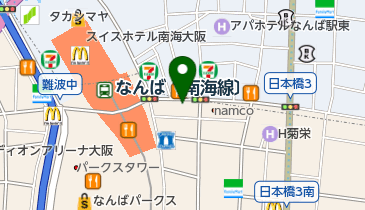 RINRIN難波店の地図画像