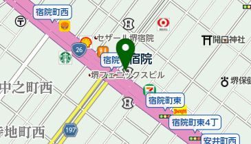 明治安田生命堺西営業所の地図画像