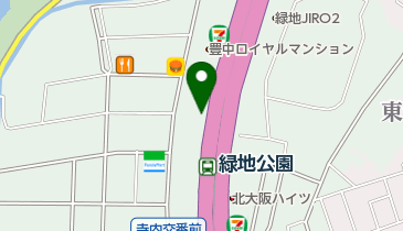 クツショウテン緑地公園店の地図画像