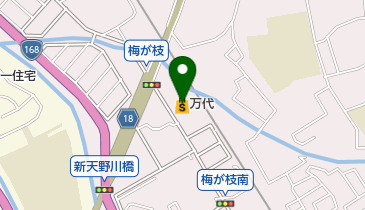 株式会社万代郡津店の地図画像