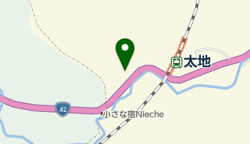 上中塗装店の地図画像