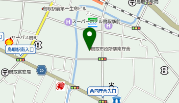フィットネスクラブパジャ鳥取の地図画像