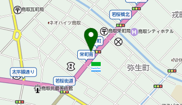 かすりの加島屋の地図画像